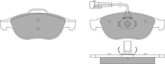 FREMAX FBP-1071 - Тормозные колодки, дисковые, комплект autospares.lv