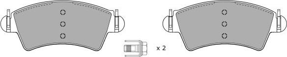 FREMAX FBP-1169 - Тормозные колодки, дисковые, комплект autospares.lv