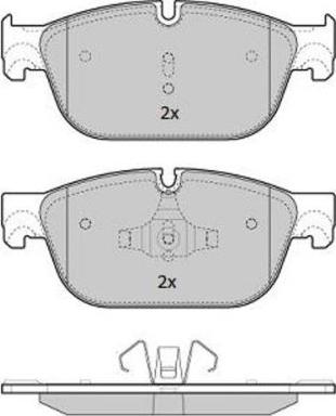 FREMAX FBP-1844 - Тормозные колодки, дисковые, комплект autospares.lv