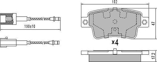 FREMAX FBP-1843 - Тормозные колодки, дисковые, комплект autospares.lv