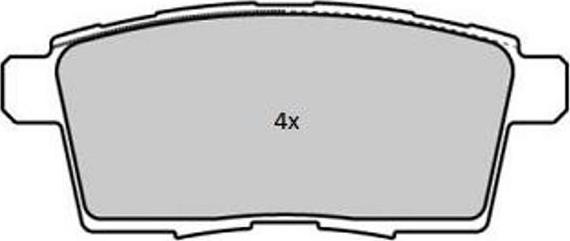 HELLA 8DB 355 034-821 - Тормозные колодки, дисковые, комплект autospares.lv