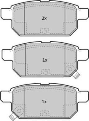 FREMAX FBP-1856 - Тормозные колодки, дисковые, комплект autospares.lv