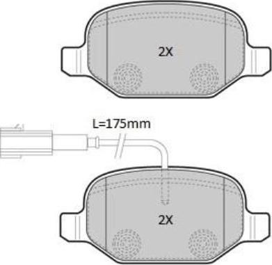 FREMAX FBP-1868 - Тормозные колодки, дисковые, комплект autospares.lv