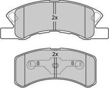 FREMAX FBP-1801 - Тормозные колодки, дисковые, комплект autospares.lv