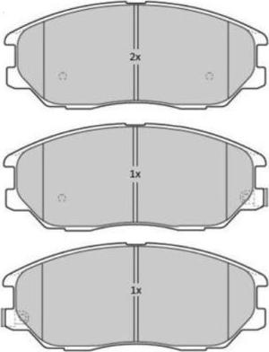 FREMAX FBP-1802 - Тормозные колодки, дисковые, комплект autospares.lv