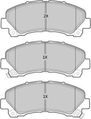 FREMAX FBP-1885 - Тормозные колодки, дисковые, комплект autospares.lv