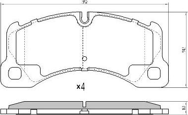 FREMAX FBP-1829 - Тормозные колодки, дисковые, комплект autospares.lv