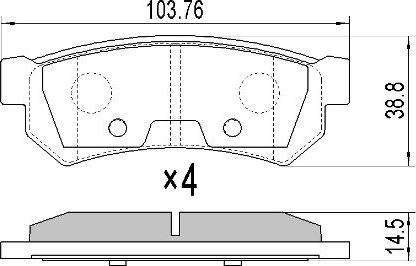 FREMAX FBP-1879 - Тормозные колодки, дисковые, комплект autospares.lv