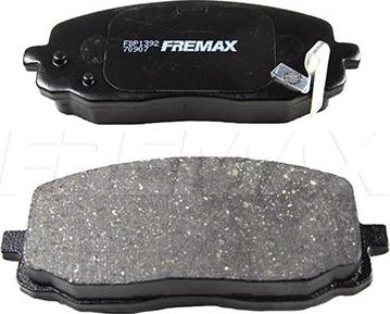 FREMAX FBP-1392 - Тормозные колодки, дисковые, комплект autospares.lv