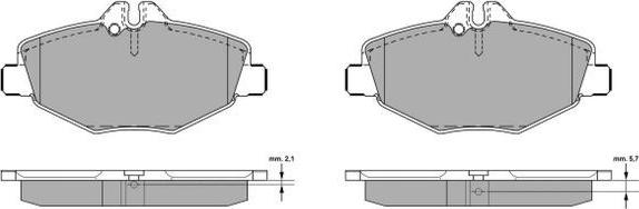 FREMAX FBP-1304 - Тормозные колодки, дисковые, комплект autospares.lv