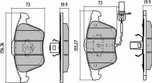 FREMAX FBP-1302-01 - Тормозные колодки, дисковые, комплект autospares.lv