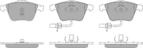 FREMAX FBP-1302 - Тормозные колодки, дисковые, комплект autospares.lv