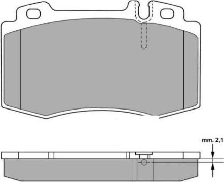 FREMAX FBP-1299 - Тормозные колодки, дисковые, комплект autospares.lv