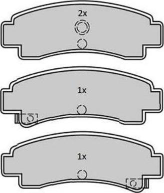 FREMAX FBP-1768 - Тормозные колодки, дисковые, комплект autospares.lv