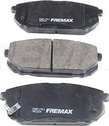 FREMAX FBP-1701 - Тормозные колодки, дисковые, комплект autospares.lv