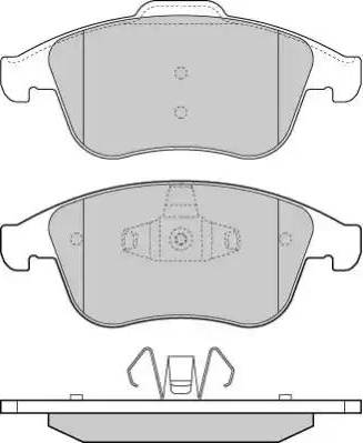 FREMAX FBP-1721 - Тормозные колодки, дисковые, комплект autospares.lv