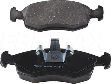 FREMAX FBP-2041 - Тормозные колодки, дисковые, комплект autospares.lv
