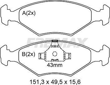 TRW RCPT12710 - Тормозные колодки, дисковые, комплект autospares.lv