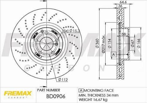 FREMAX FWI-5012 - Сигнализатор, износ тормозных колодок autospares.lv