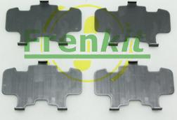 Frenkit 940091 - Противоскрипная пластина, тормозные колодки(задняя пластина) autospares.lv