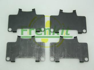 Frenkit 940040 - Противоскрипная пластина, тормозные колодки(задняя пластина) autospares.lv