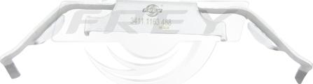 FREY 897303301 - Комплект принадлежностей, тормозной суппорт autospares.lv