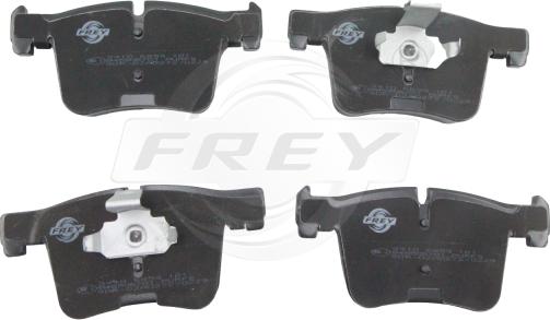 FREY 845506701 - Тормозные колодки, дисковые, комплект autospares.lv