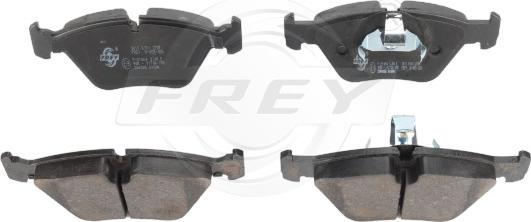 FREY 845502601 - Тормозные колодки, дисковые, комплект autospares.lv