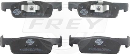 FREY 745520601 - Тормозные колодки, дисковые, комплект autospares.lv