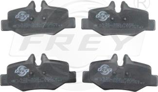 FREY 745520301 - Тормозные колодки, дисковые, комплект autospares.lv