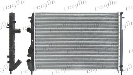 Frigair 0109.3088 - Радиатор, охлаждение двигателя autospares.lv