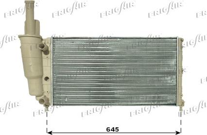 Frigair 0104.3004 - Радиатор, охлаждение двигателя autospares.lv