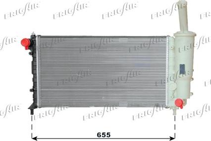 Frigair 0104.3012 - Радиатор, охлаждение двигателя autospares.lv