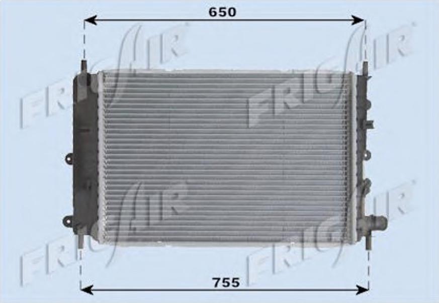 Frigair 0105.3047 - Радиатор, охлаждение двигателя autospares.lv