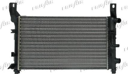 Frigair 0105.2029 - Радиатор, охлаждение двигателя autospares.lv