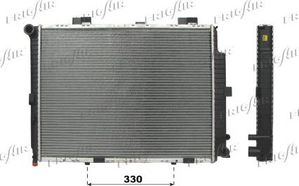 Frigair 0106.3065 - Радиатор, охлаждение двигателя autospares.lv