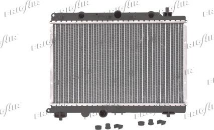 Frigair 0101.2016 - Радиатор, охлаждение двигателя autospares.lv