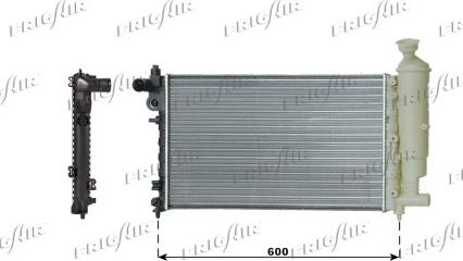 Frigair 0108.3047 - Радиатор, охлаждение двигателя autospares.lv