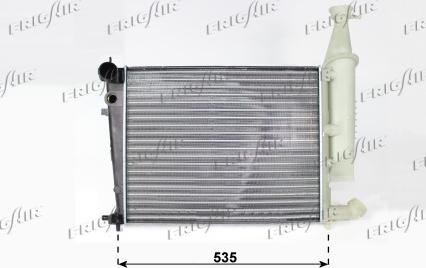 Frigair 0103.3036 - Радиатор, охлаждение двигателя autospares.lv