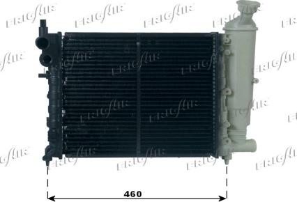 Frigair 0103.2223 - Радиатор, охлаждение двигателя autospares.lv