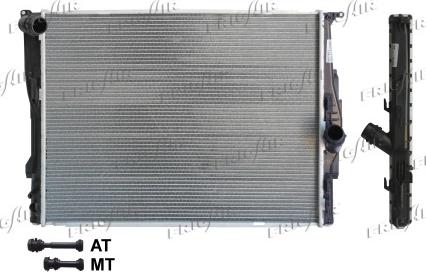 Frigair 0102.3125 - Радиатор, охлаждение двигателя autospares.lv