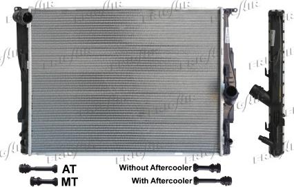 Frigair 0102.3126 - Радиатор, охлаждение двигателя autospares.lv