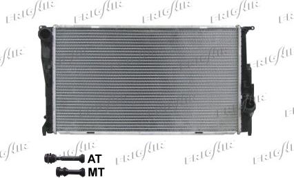 Frigair 0102.3127 - Радиатор, охлаждение двигателя autospares.lv