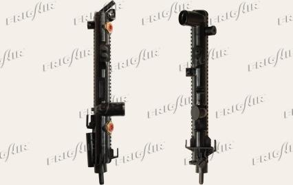 Frigair 0107.9109 - Радиатор, охлаждение двигателя autospares.lv