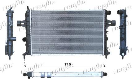 Frigair 0107.3063 - Радиатор, охлаждение двигателя autospares.lv