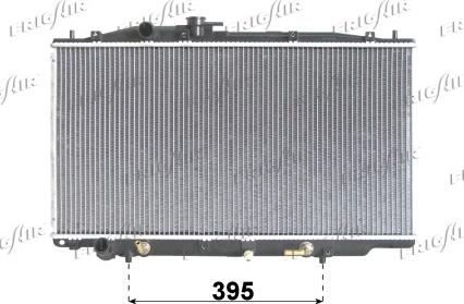 Frigair 0119.3024 - Радиатор, охлаждение двигателя autospares.lv