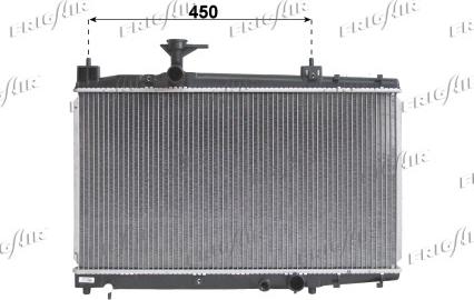 Frigair 0115.3172 - Радиатор, охлаждение двигателя autospares.lv