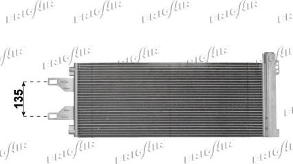 Frigair 0804.2064 - Конденсатор кондиционера autospares.lv