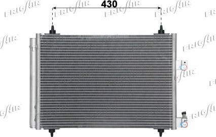 Frigair 0803.3026 - Конденсатор кондиционера autospares.lv