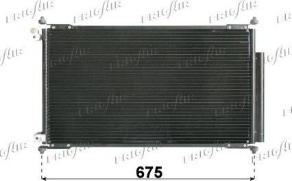 Frigair 0819.3017 - Конденсатор кондиционера autospares.lv